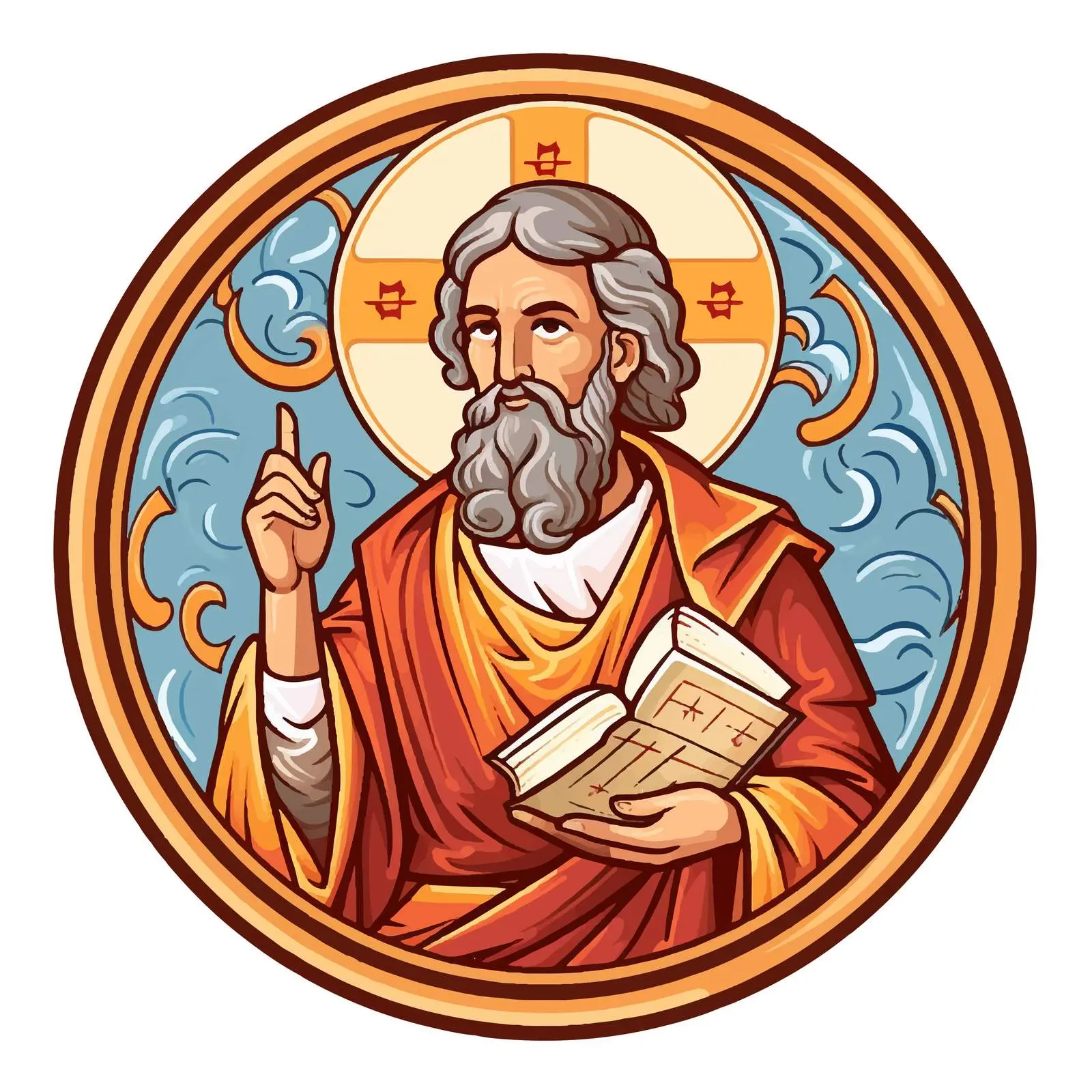 Saint Matthew the Apostle Decorative Vector Design — free download from Dotvec