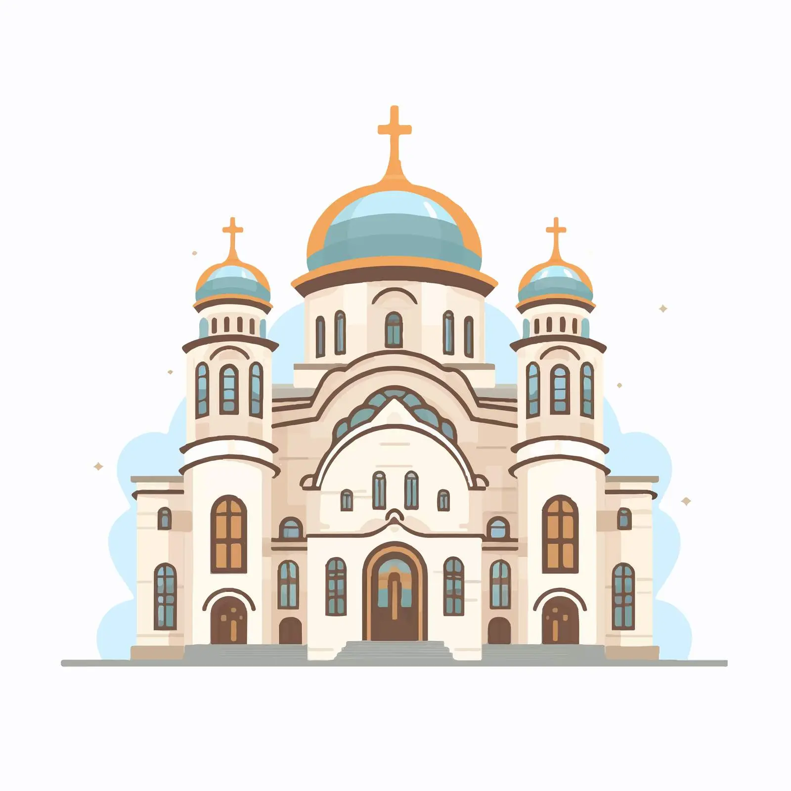 Saint Sava Serbian Byzantine Style Illustration — free download from Dotvec