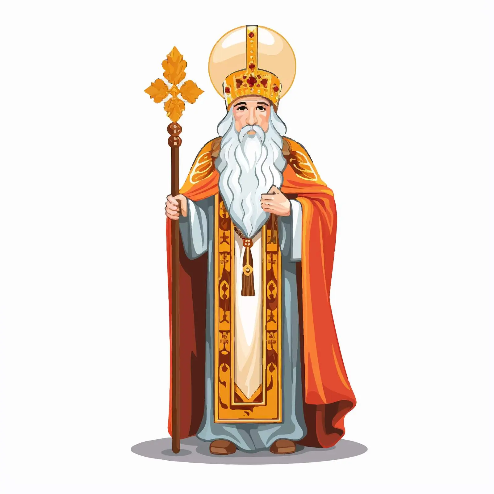 Saint Spyridon Bishop of Trimythous Artwork — free download from Dotvec