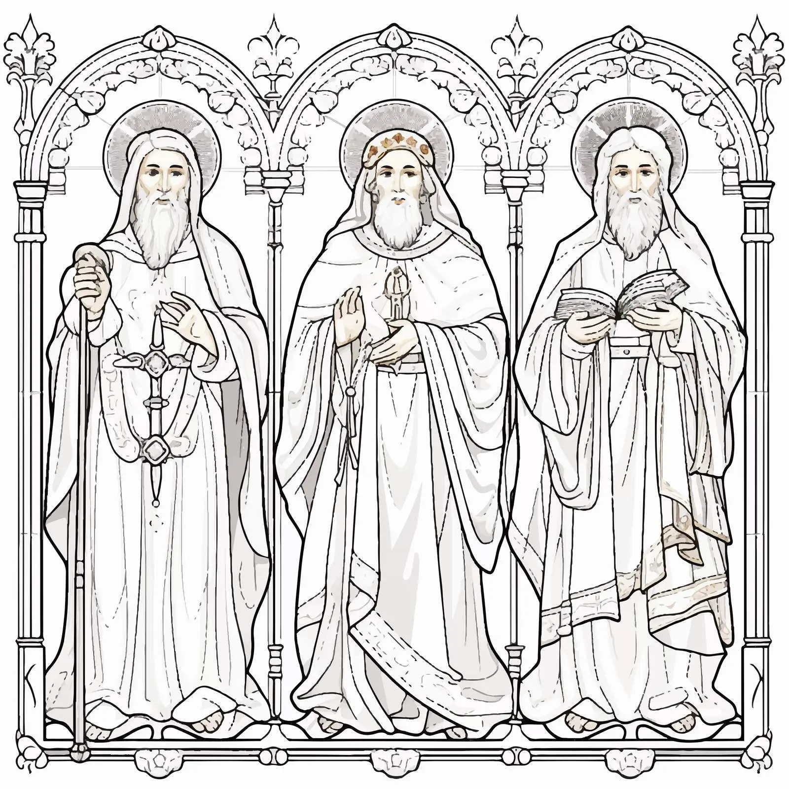 Saints Peter and Paul Apostle Vector Art — free download from Dotvec