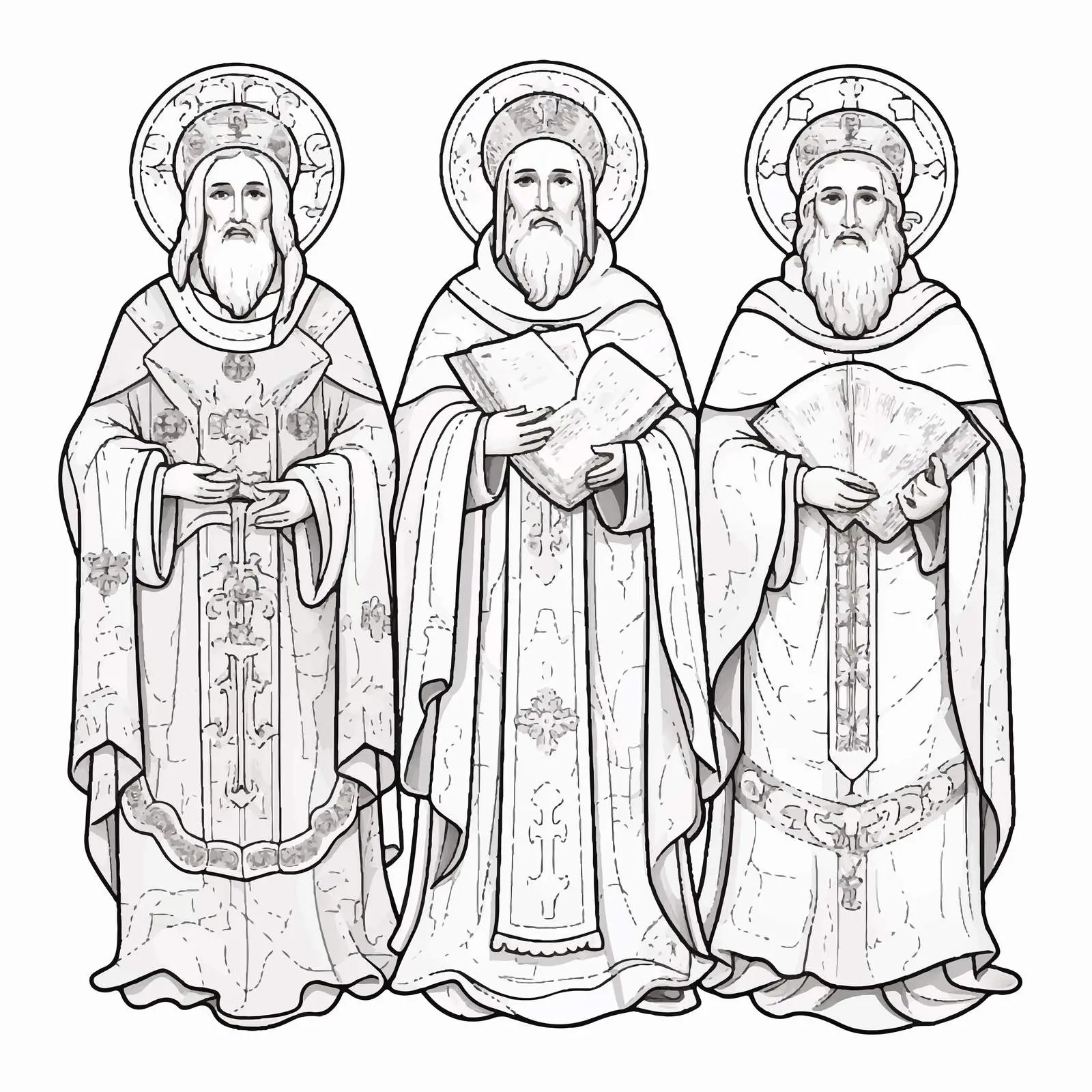 Saint Peter and Paul Apostle Vector Art — free download from Dotvec