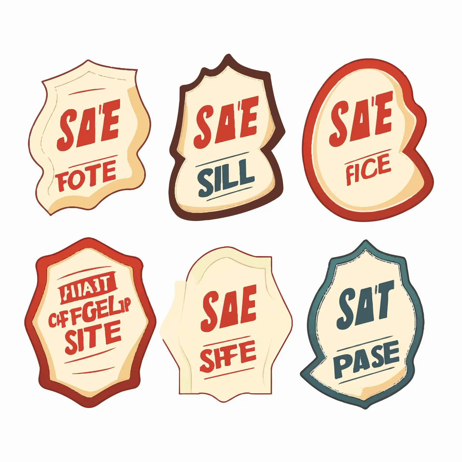 Best Price Sale Labels Cartoon Vector Illustration – free vector symbols image from Dotvec