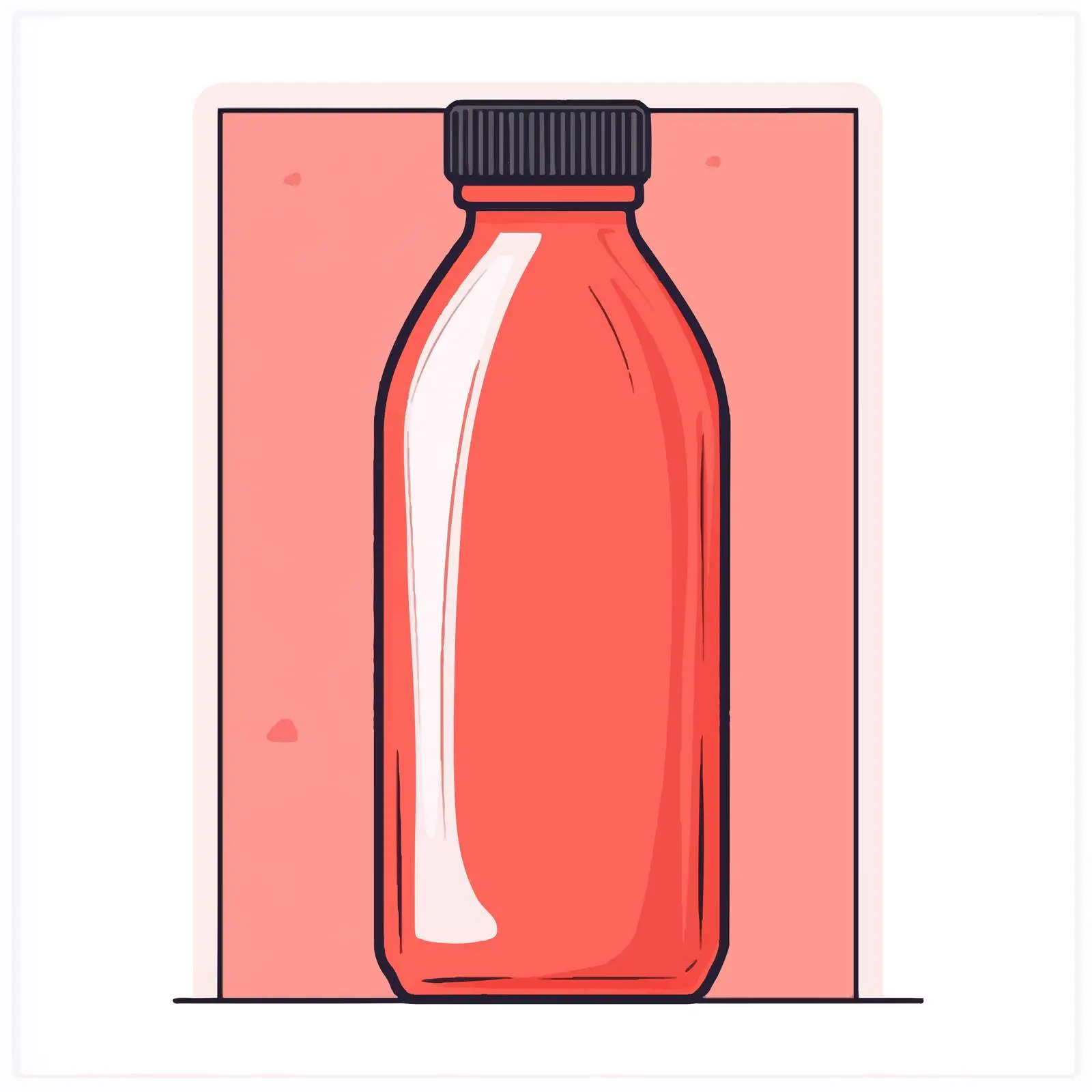 Cartoon Vector of Plastic Bottle Illustration — free download from Dotvec