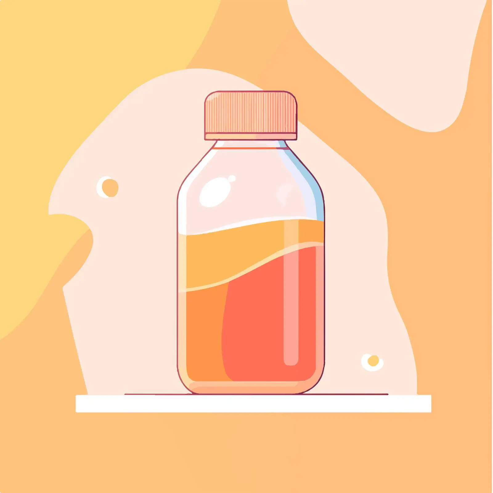 Cartoon Vector of Plastic Bottle Illustration — free download from Dotvec