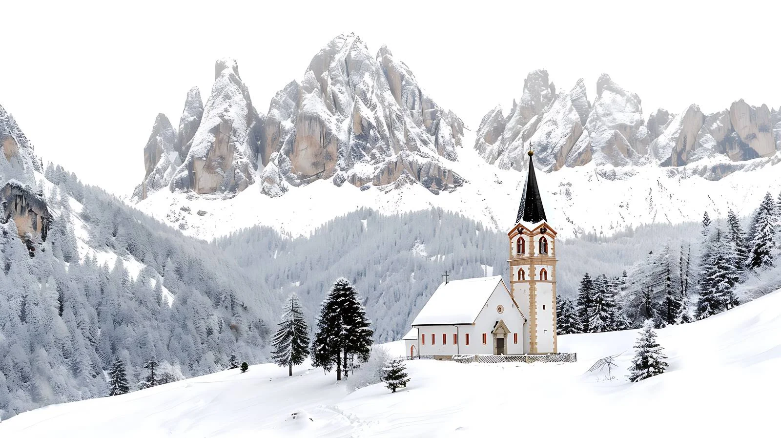 San Giacomo Church Amid Italian Dolomites — free download from Dotvec