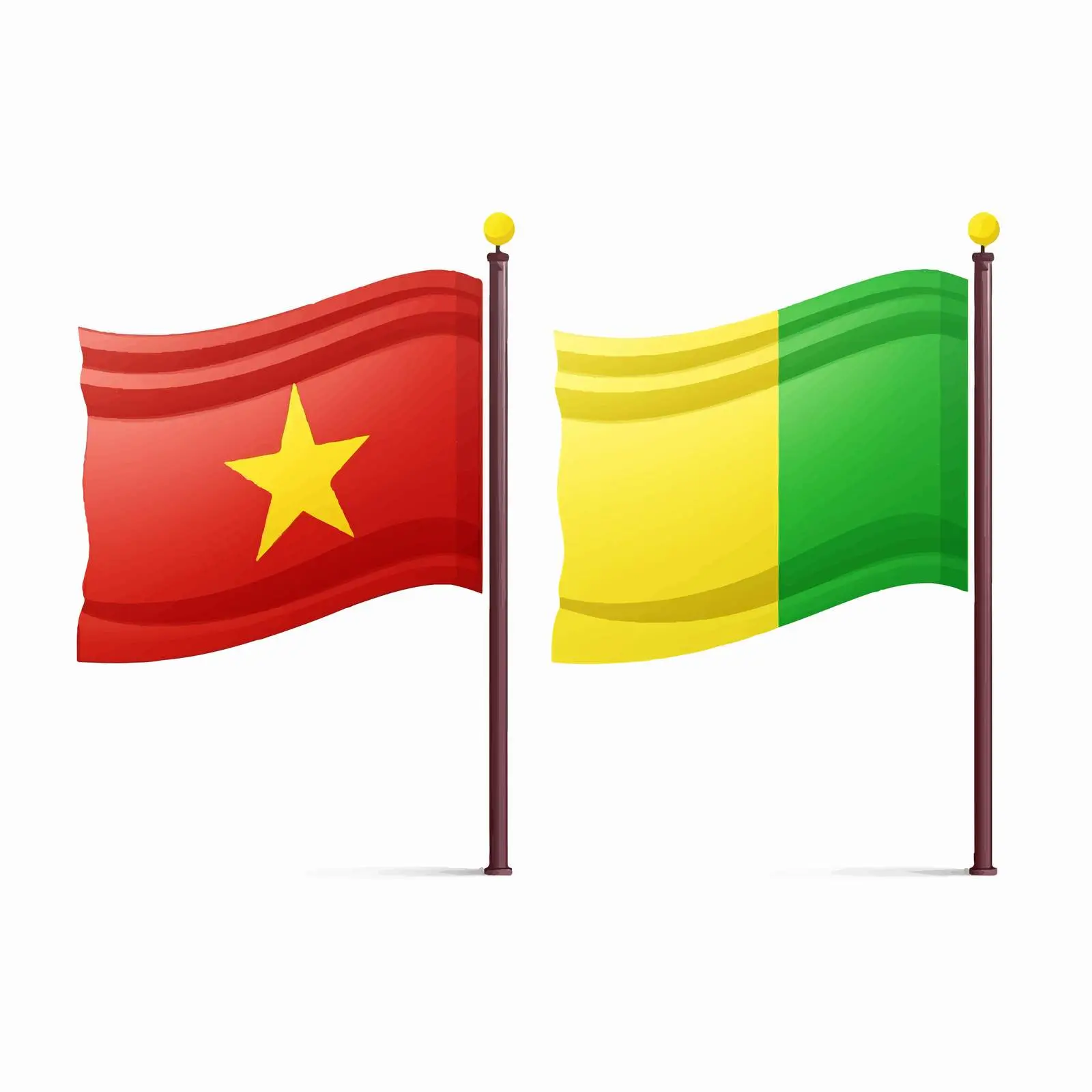 National Flag Colors Sign-In Clip Art Set — free download from Dotvec