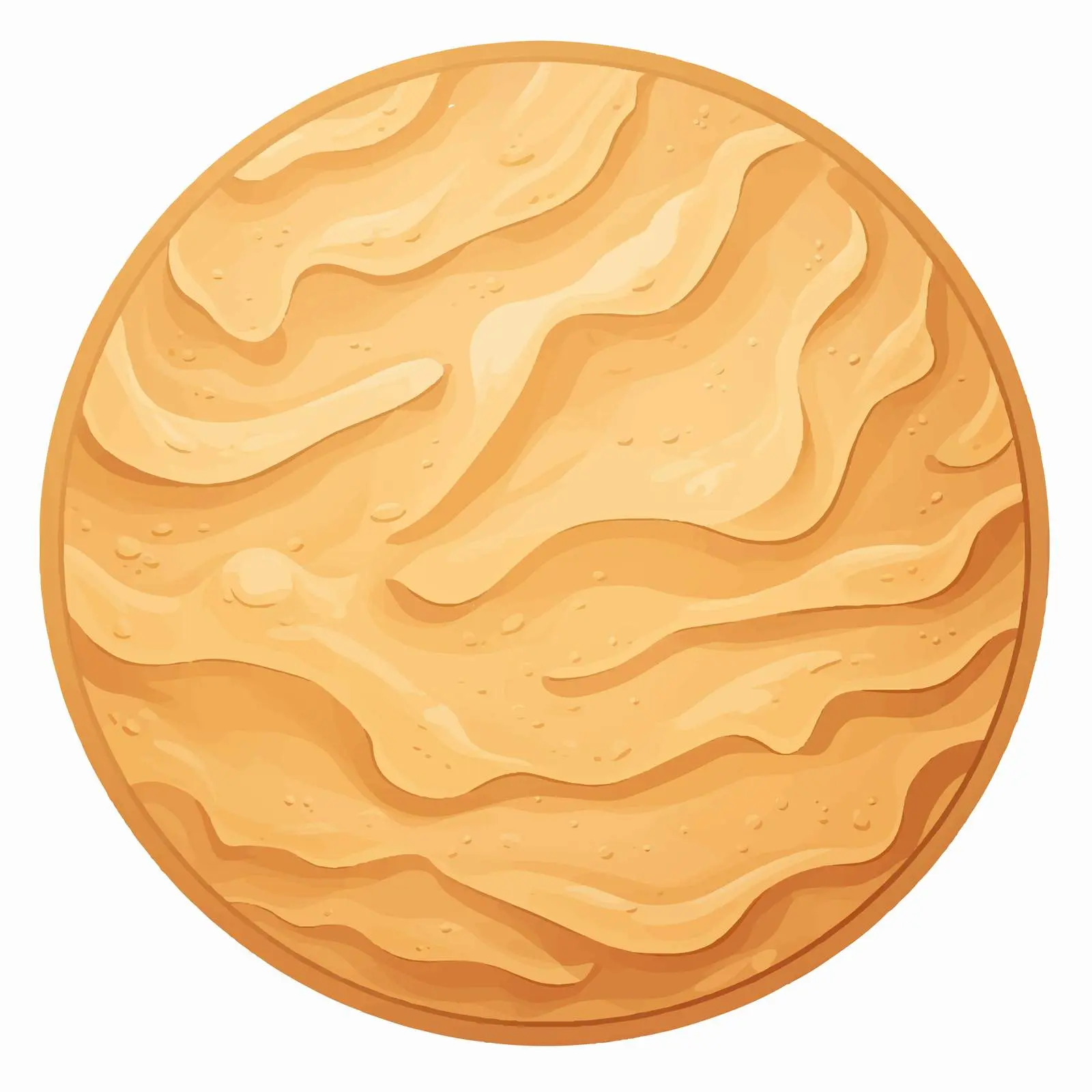 Isolated Sand Vector Illustration for Educational Use – free illustration for teaching image from Dotvec