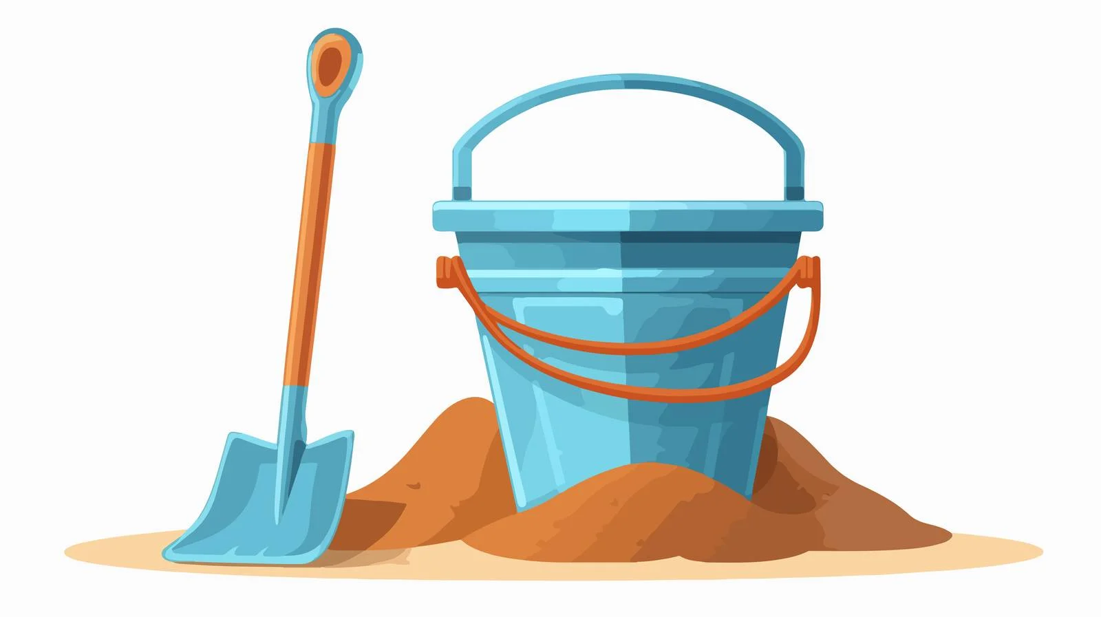 Beach Toy Set Illustration — free download from Dotvec
