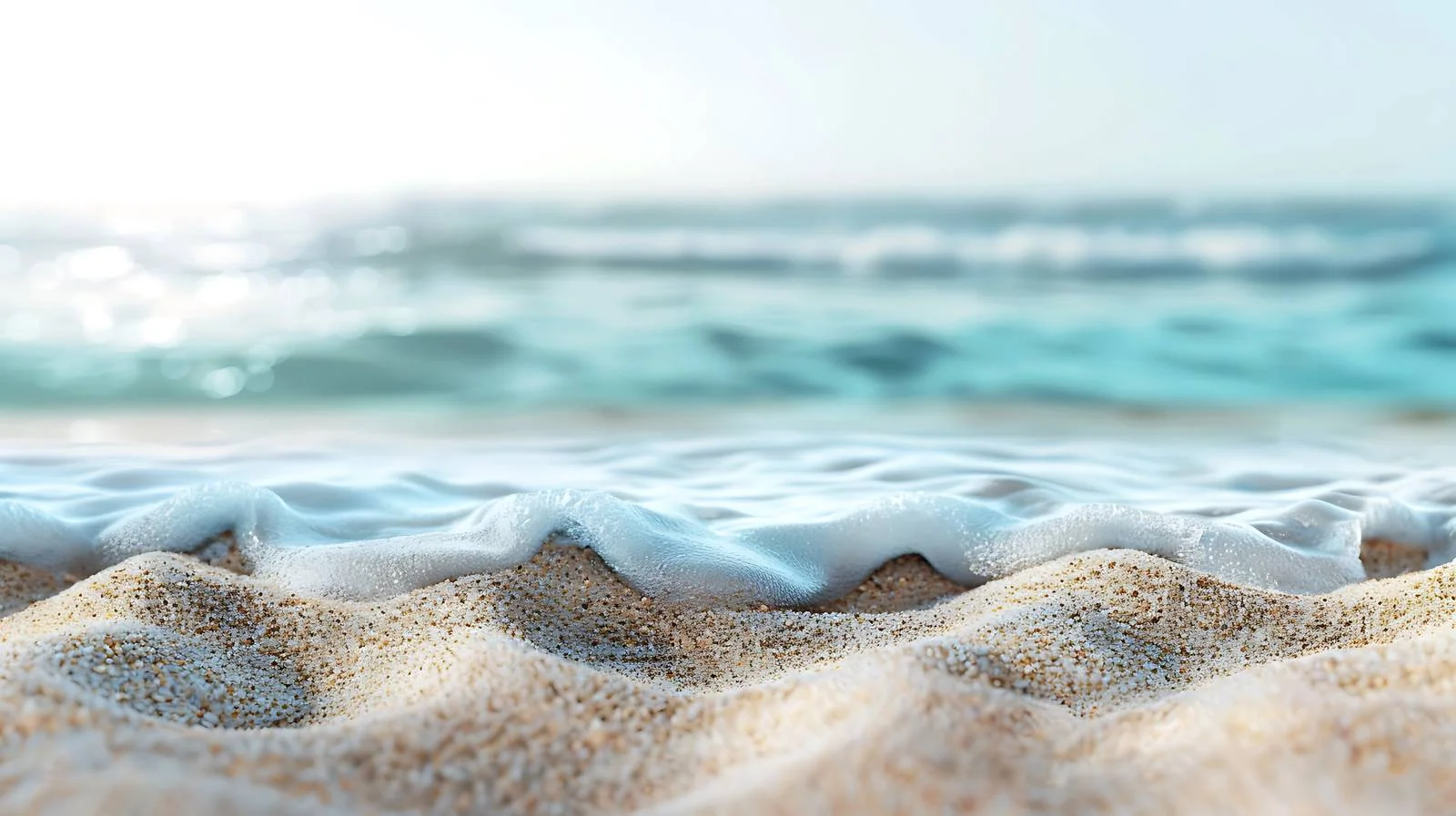 Tranquil Sandy Beach Scene — free download from Dotvec