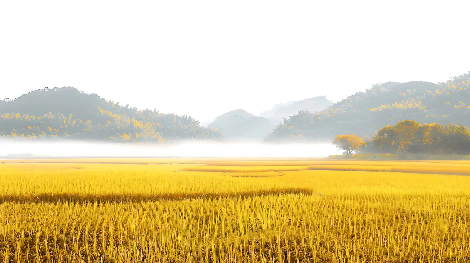 Serene Sanjiang Autumn Rice Fields — free download from Dotvec