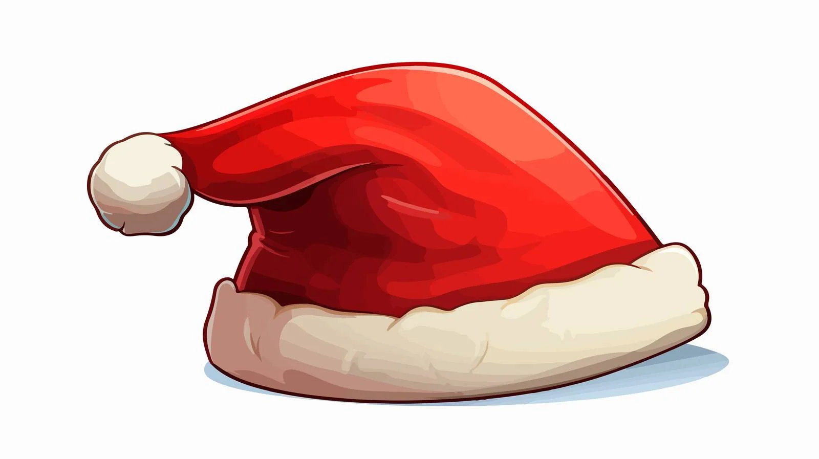 Santa Hat Cartoon Vector Illustration — free download from Dotvec
