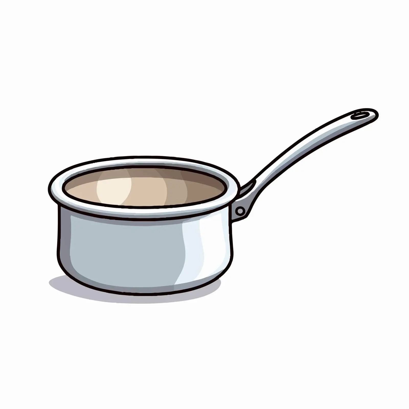 Isolated Vector Illustration of a Saucepan — free download from Dotvec