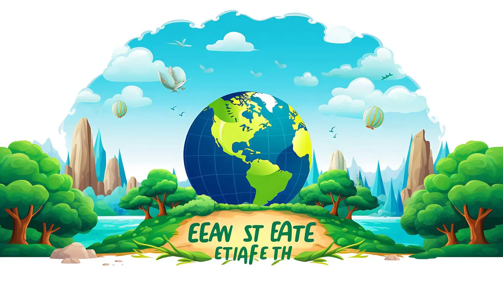 Eco-Friendly Earth Poster — free download from Dotvec