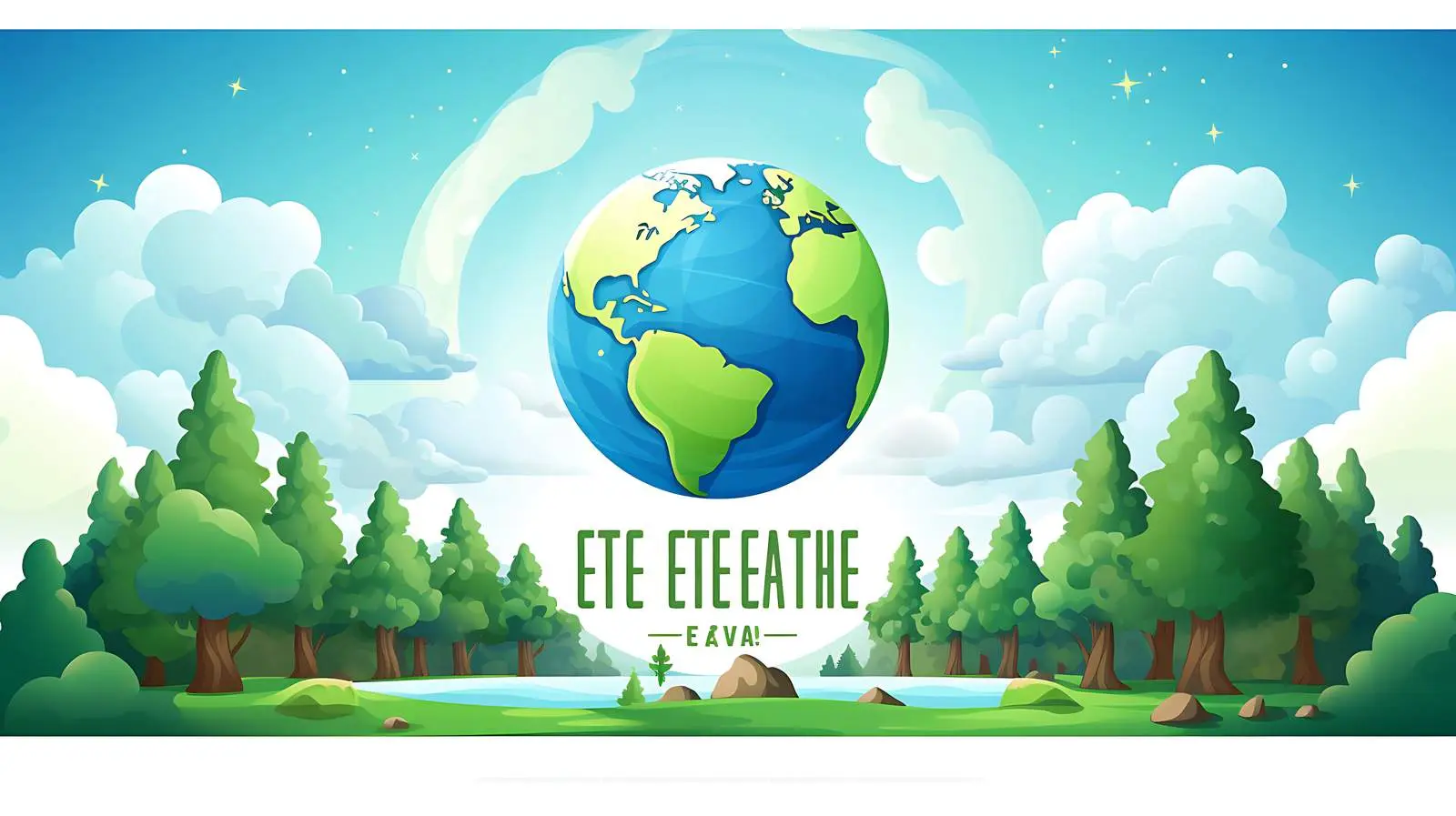 Earth Conservation Poster Vector Illustration — free download from Dotvec