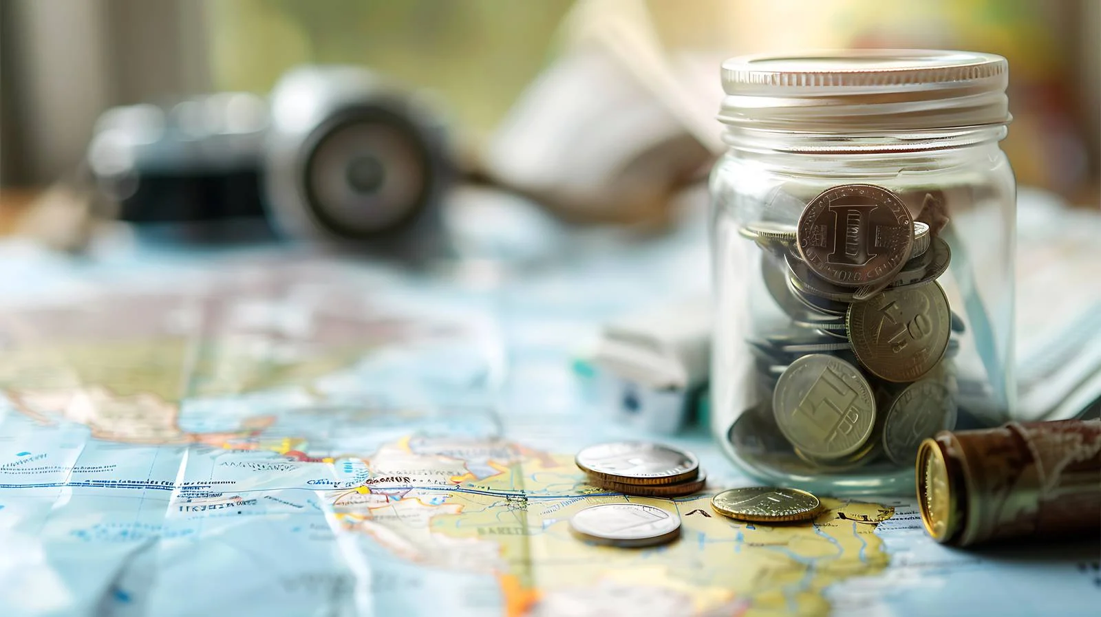 Travel Savings Jar — free download from Dotvec