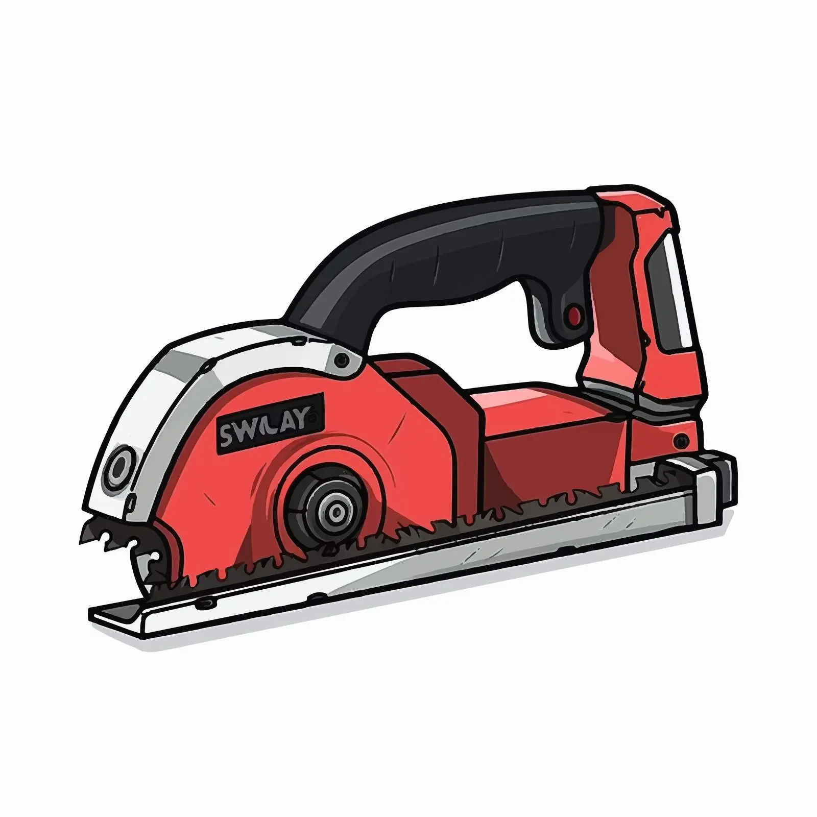 Cartoon Saw Vector Illustration Isolated Design — free download from Dotvec