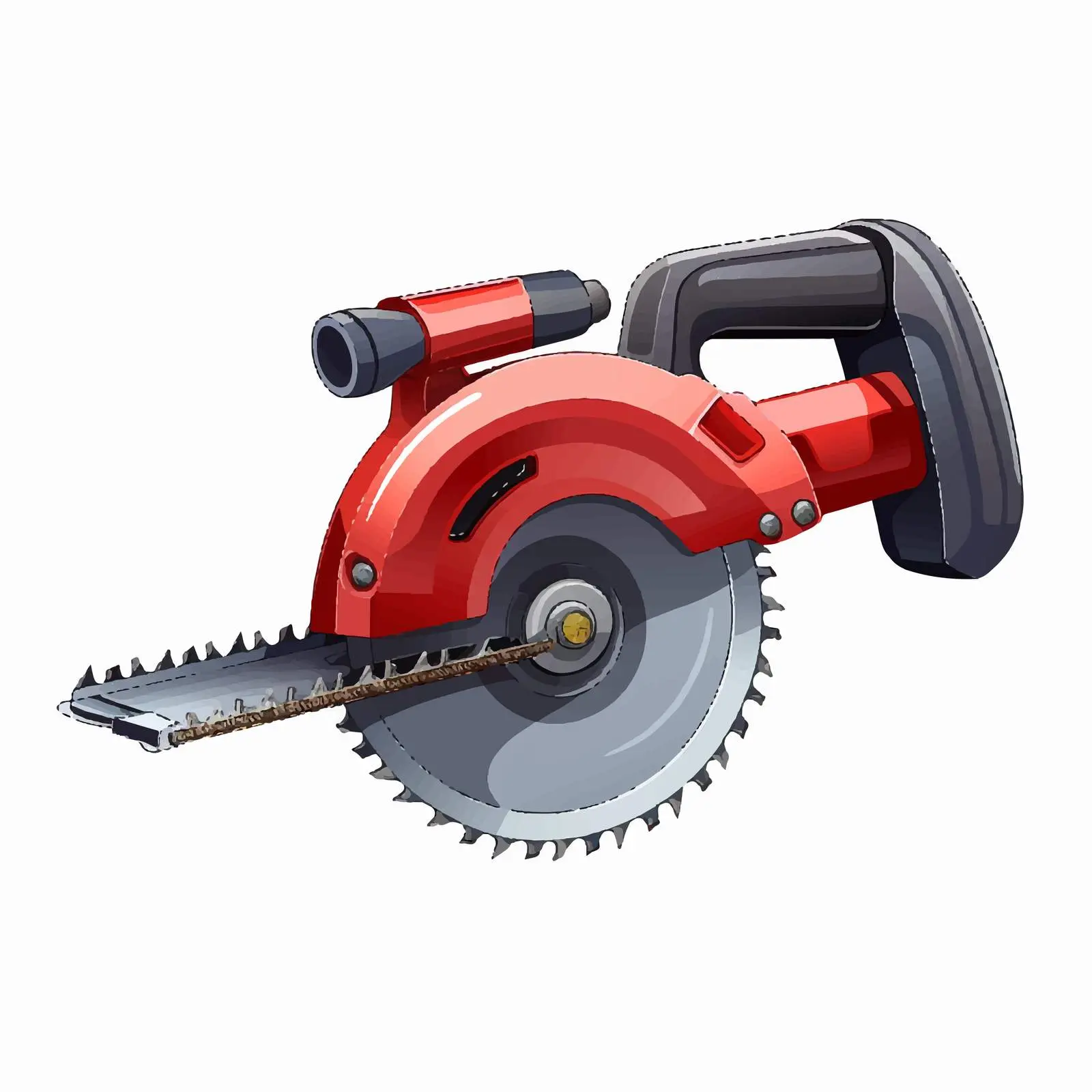 Cartoon Vector Illustration of Isolated Saw – free cartoon tools image from Dotvec