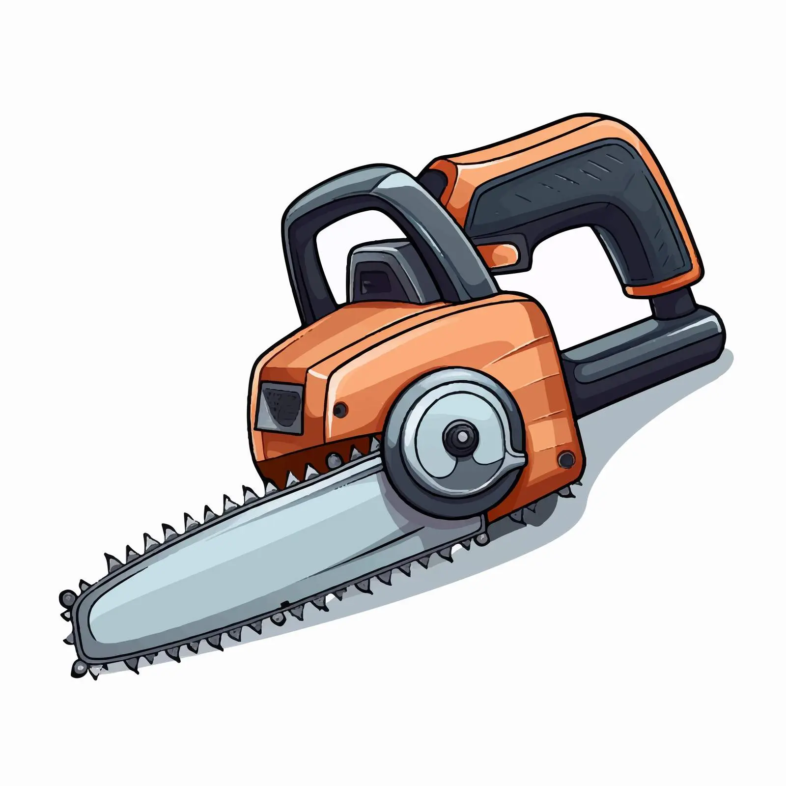 Cartoon Saw Vector Illustration Isolated Design — free download from Dotvec