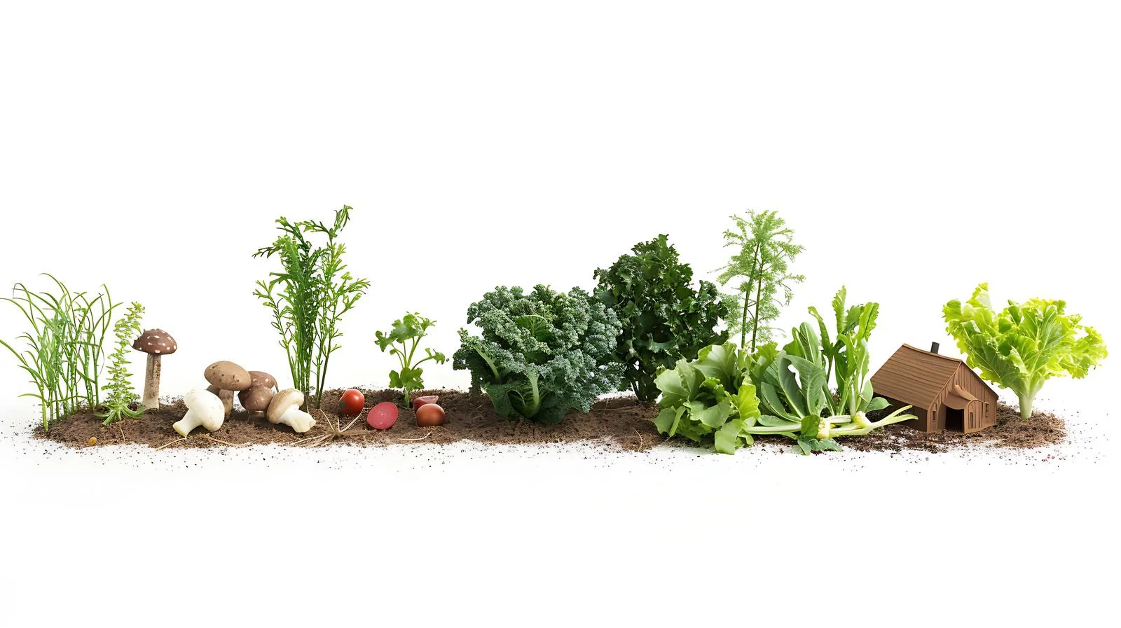 Modernized Farming on White Background — free download from Dotvec