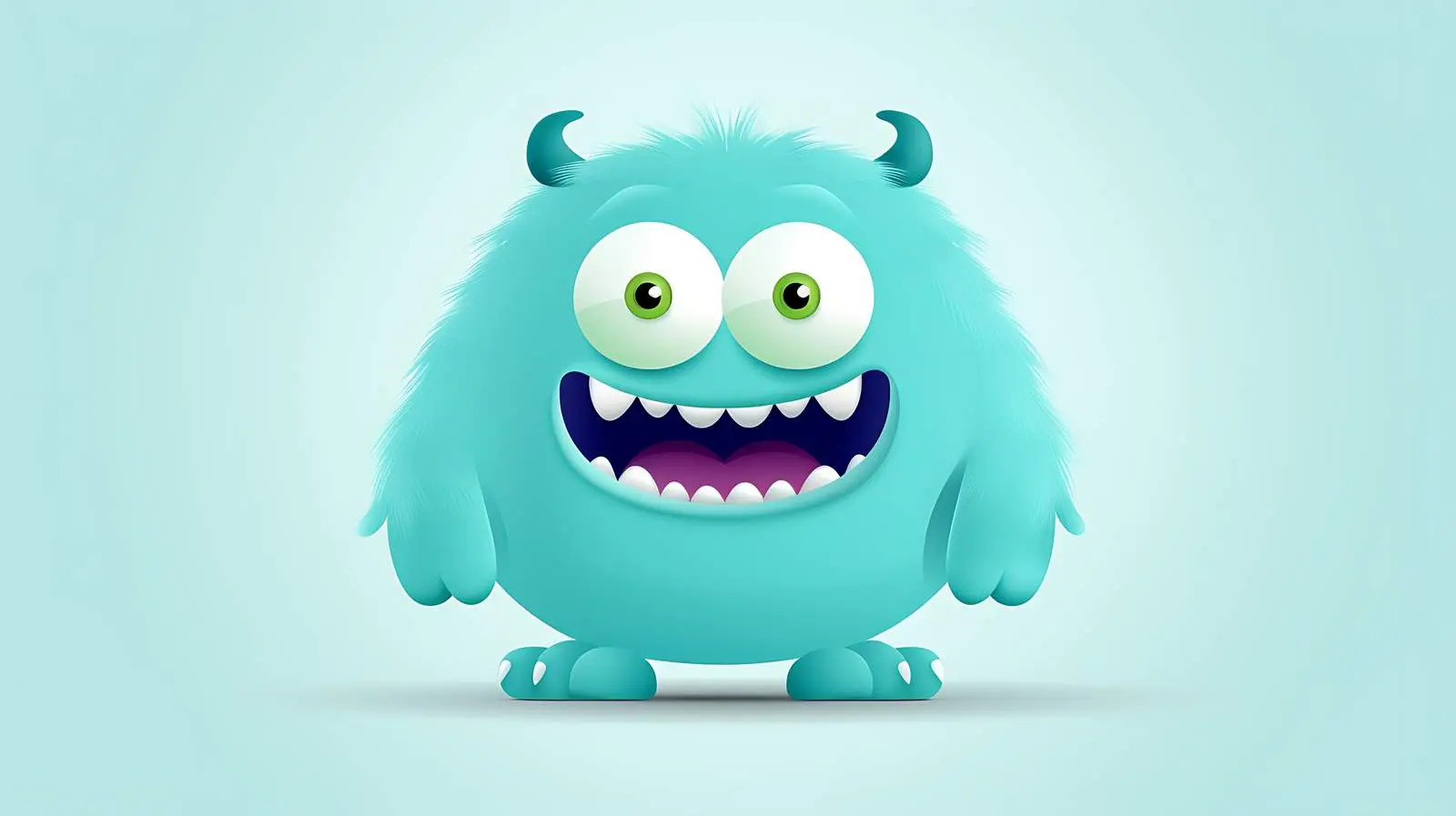 Sinister Monster with Green Shadow — free download from Dotvec