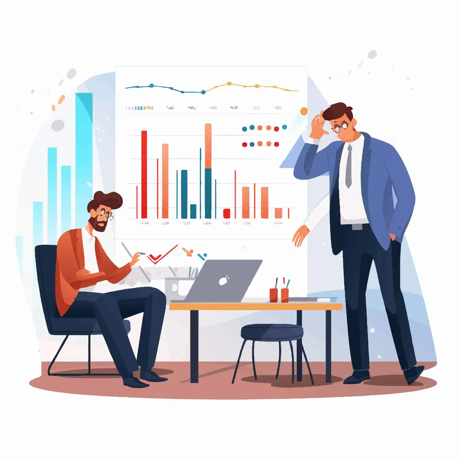 Angry Boss Reacting to Poor Work Performance – free negative feedback image from Dotvec