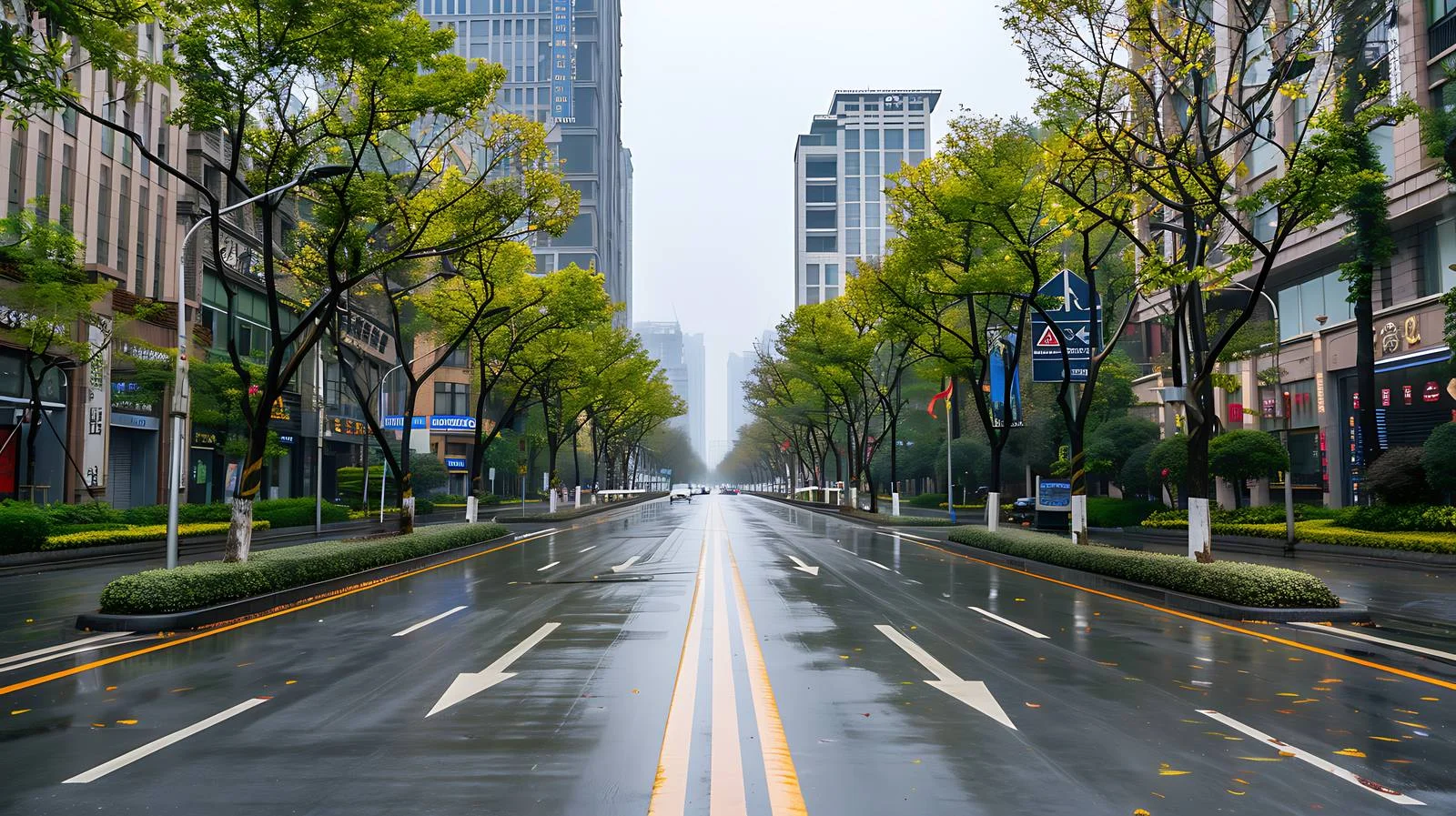 Chengdu Tianfu Avenue Cityscape White Background — free download from Dotvec
