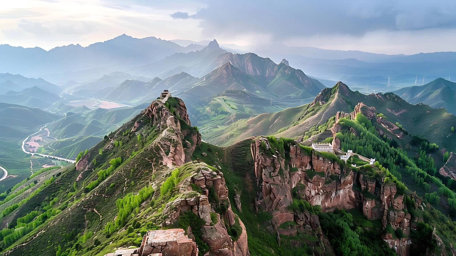 Erlang Mountain Beauty in Shaanxi Province — free download from Dotvec
