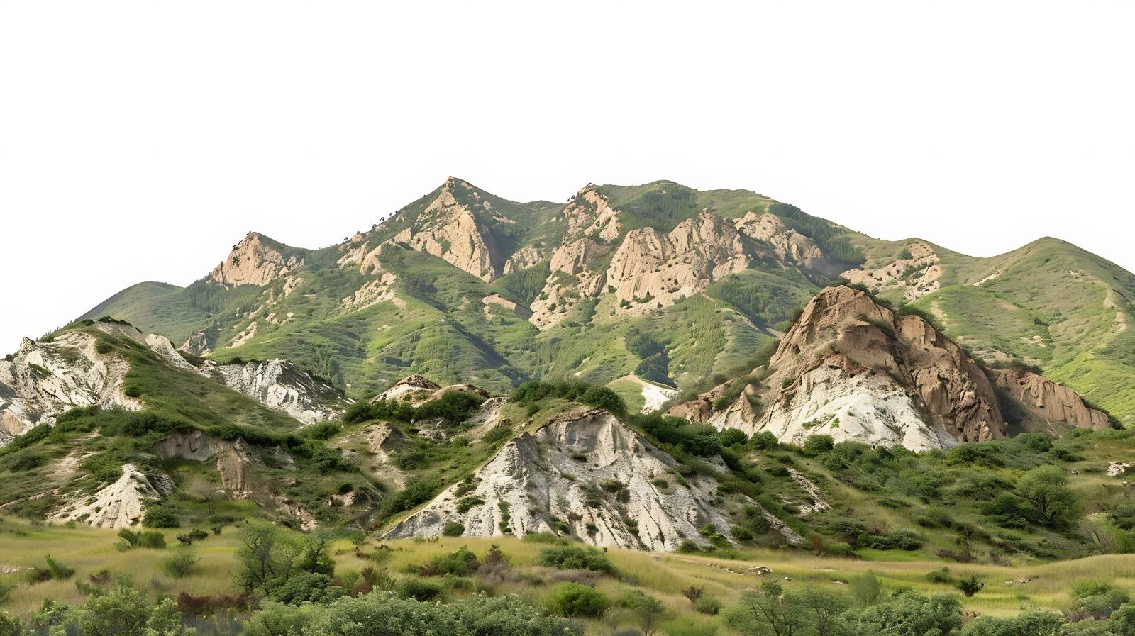 Erlang Mountain Landscape in Shaanxi Province — free download from Dotvec