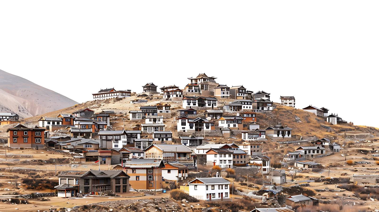 Serene Jiarong Tibetan Village Surroundings — free download from Dotvec