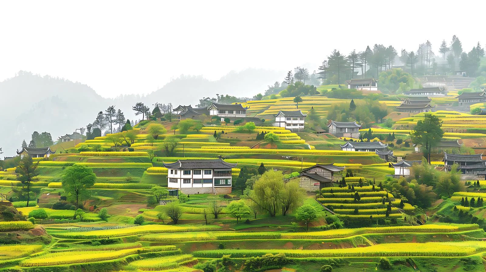 Ke Village Landscape in Huangshan City — free download from Dotvec