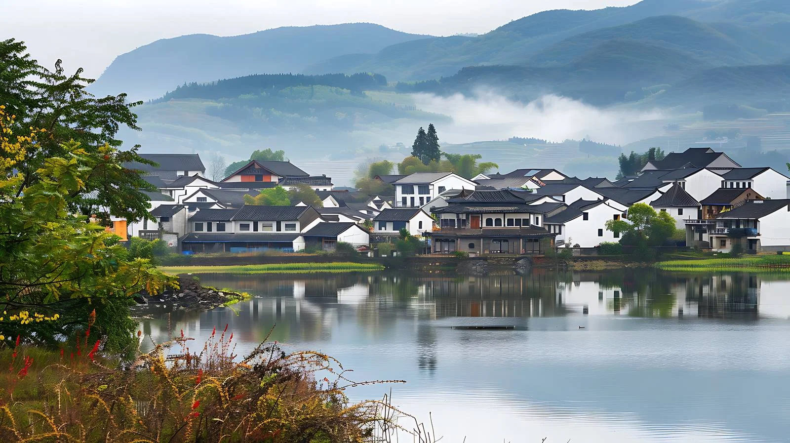 Tranquil Xu Village, She County Beauty — free download from Dotvec