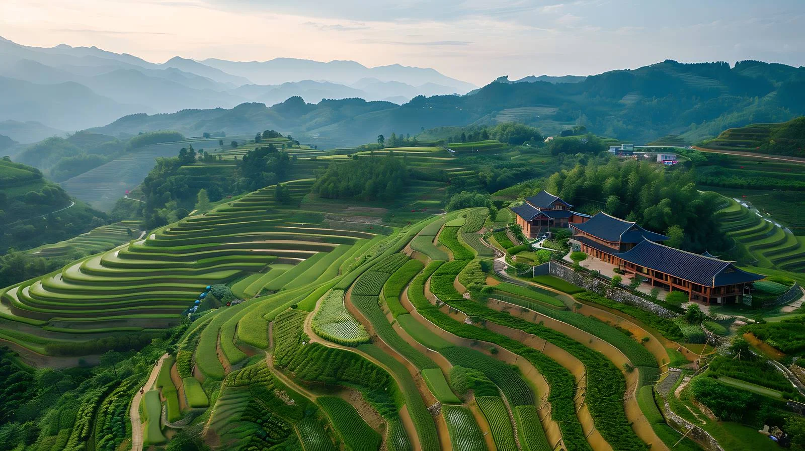 Breathtaking Yunhe Terraced Fields Beauty in Zhejiang — free download from Dotvec