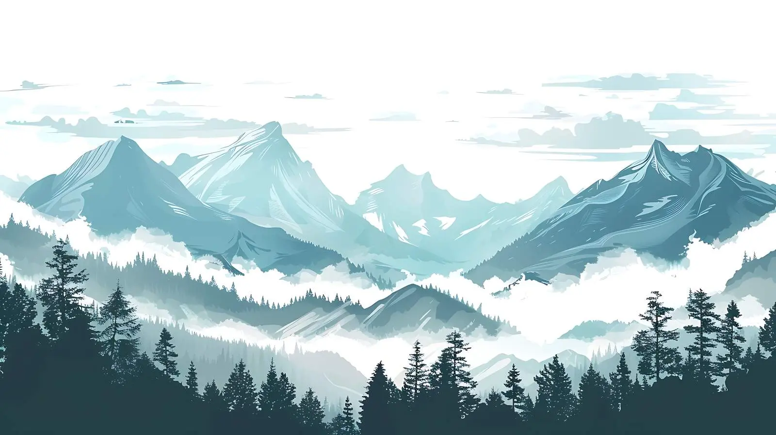 Scenic Mountain Road Through Serene Countryside – free dramatic image from Dotvec