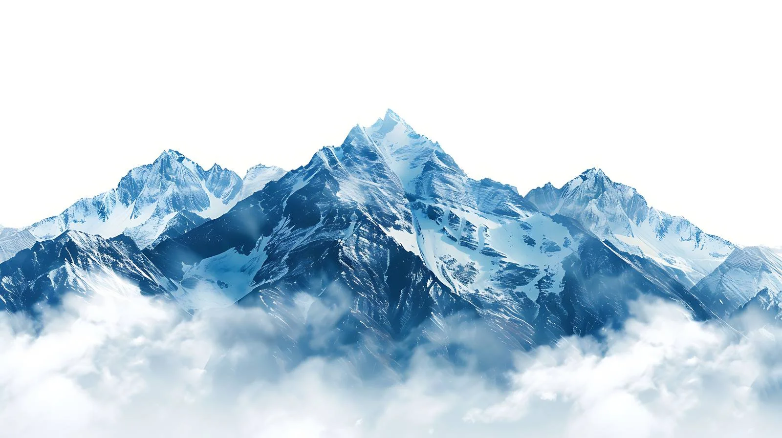 Majestic Mountains in Cloudy Sky Landscape — free download from Dotvec