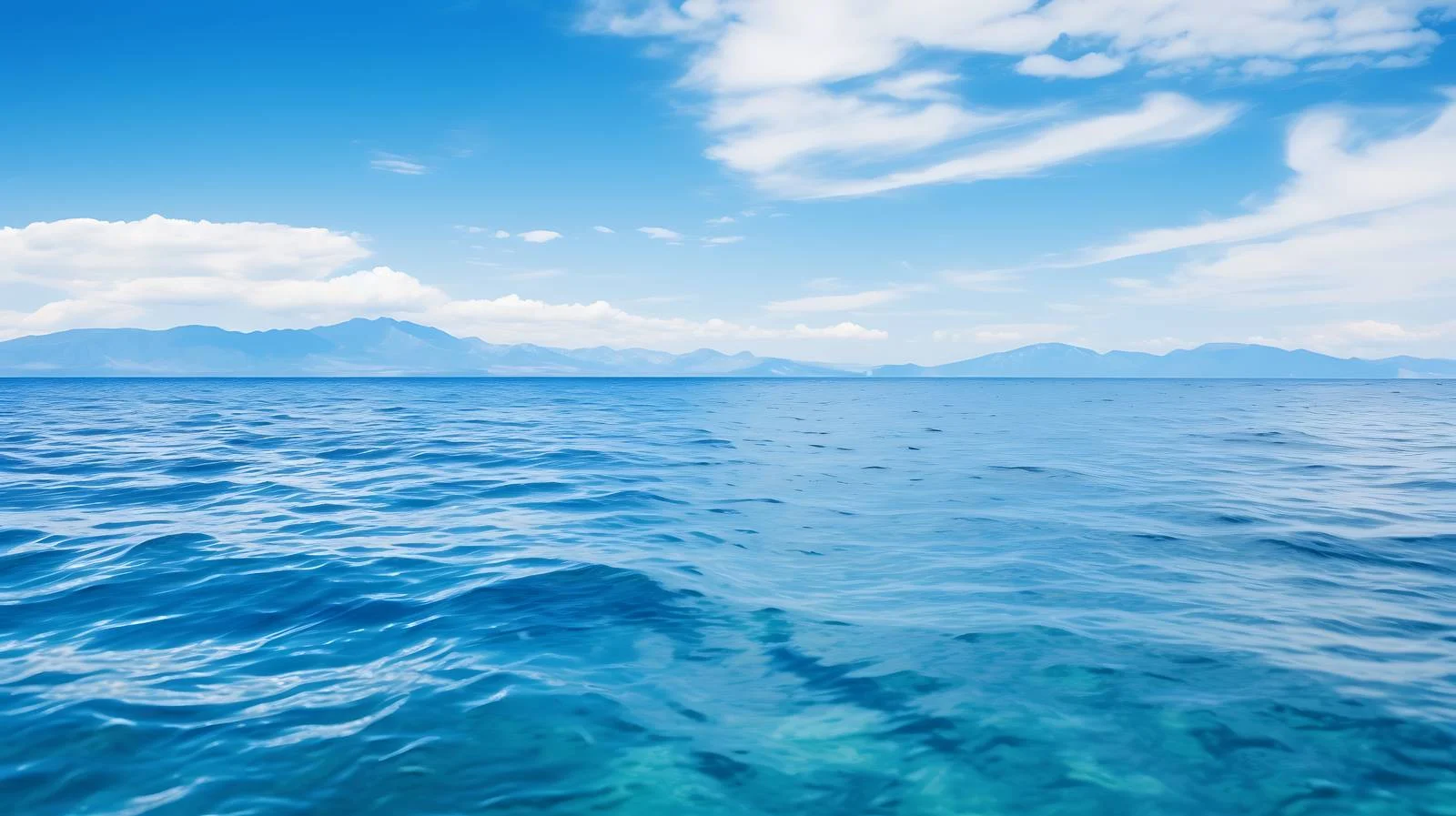 Tranquil seascape under clear summer sky — free download from Dotvec
