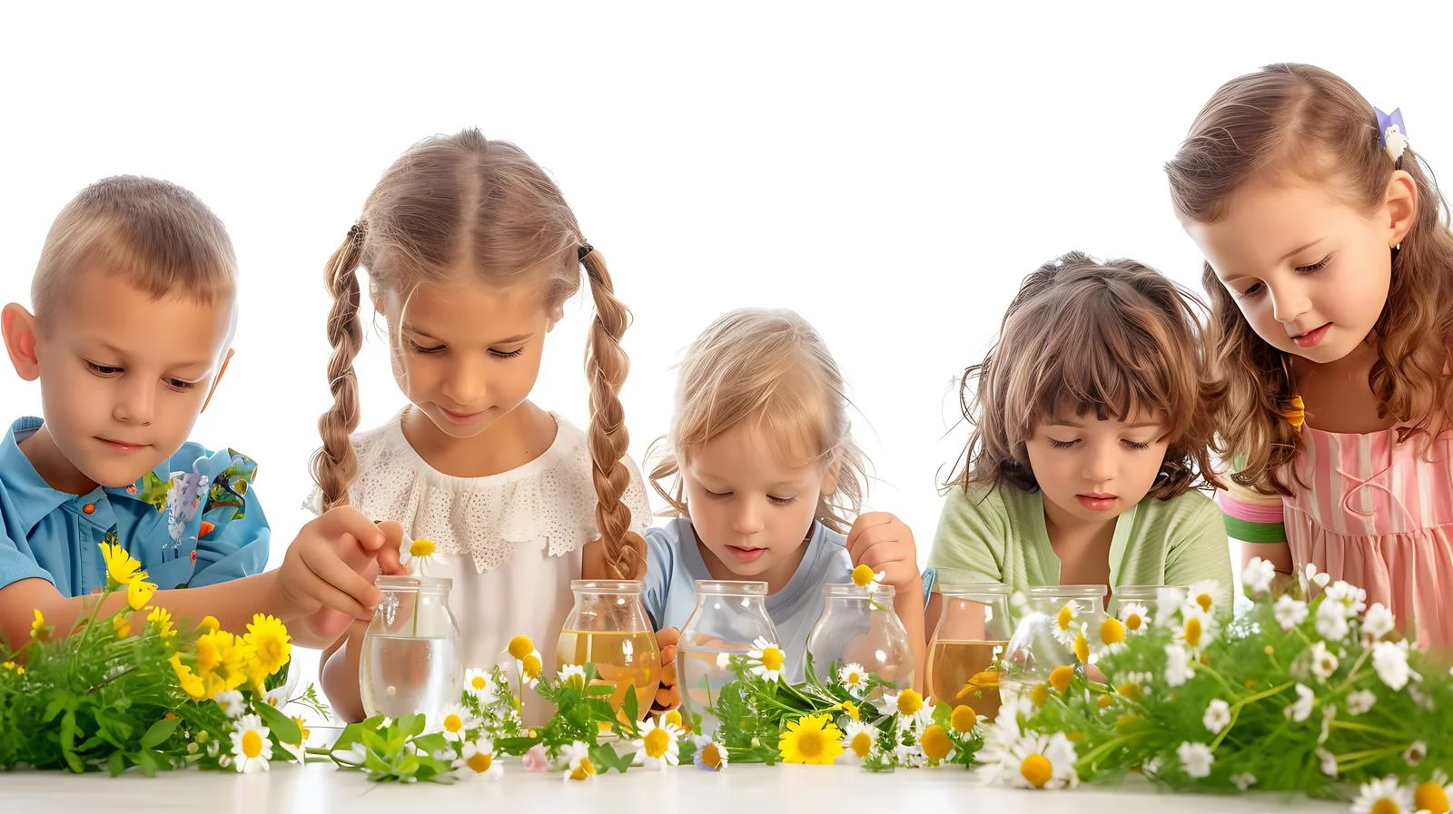 Chamomile Preparation Class for School Children — free download from Dotvec