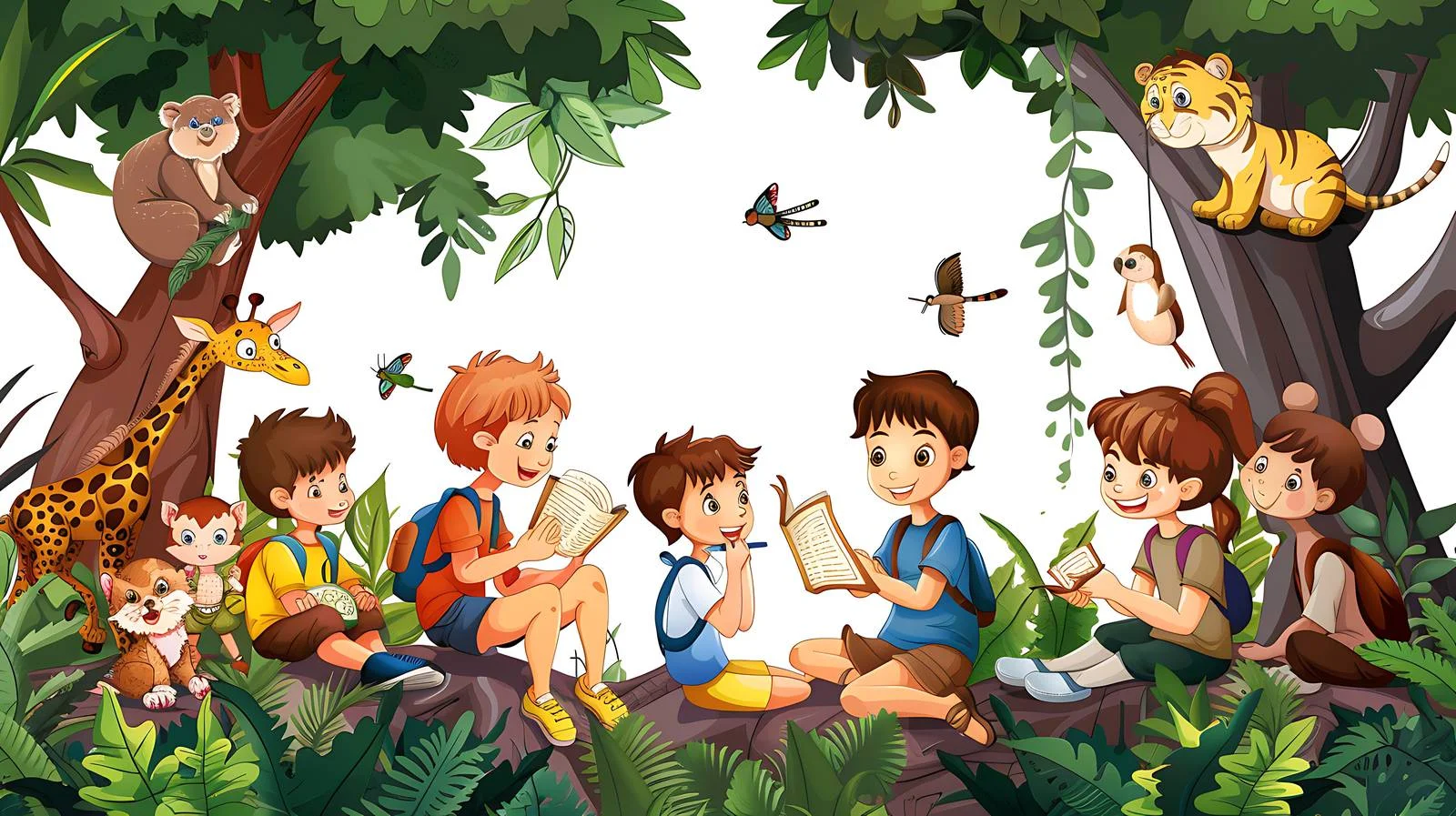 Children Learning Animal Species Identification — free download from Dotvec