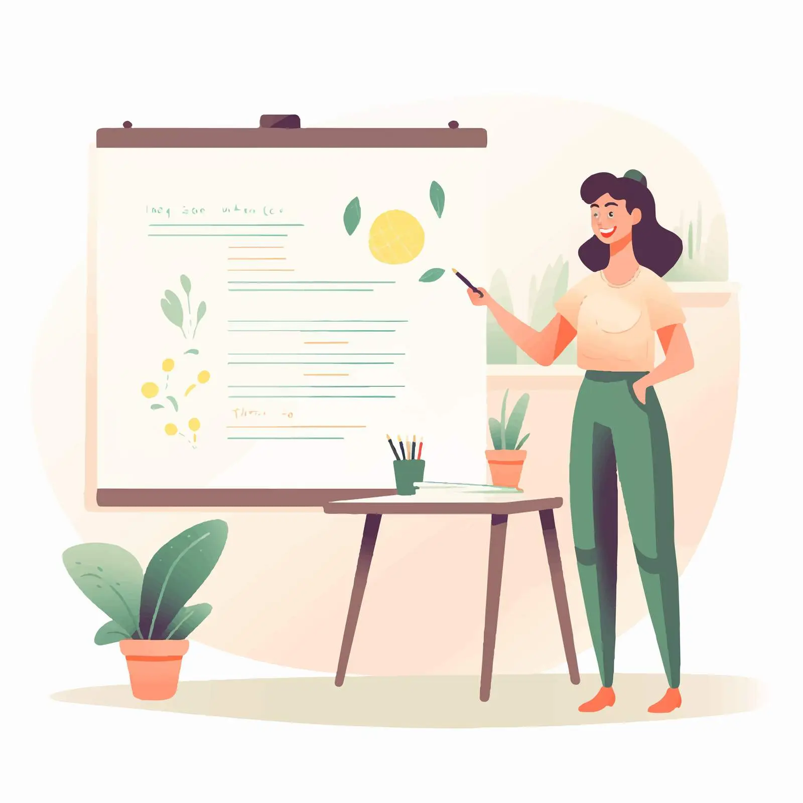 Teacher Educating Students in British English Classroom — free download from Dotvec