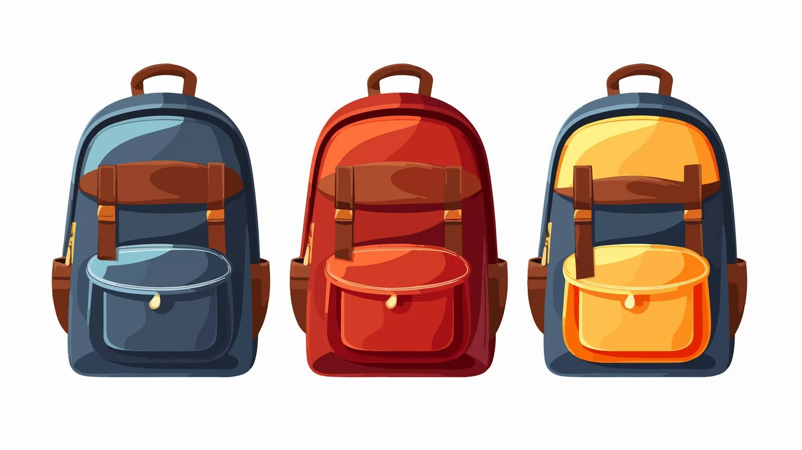 Premium School Backpack — free download from Dotvec