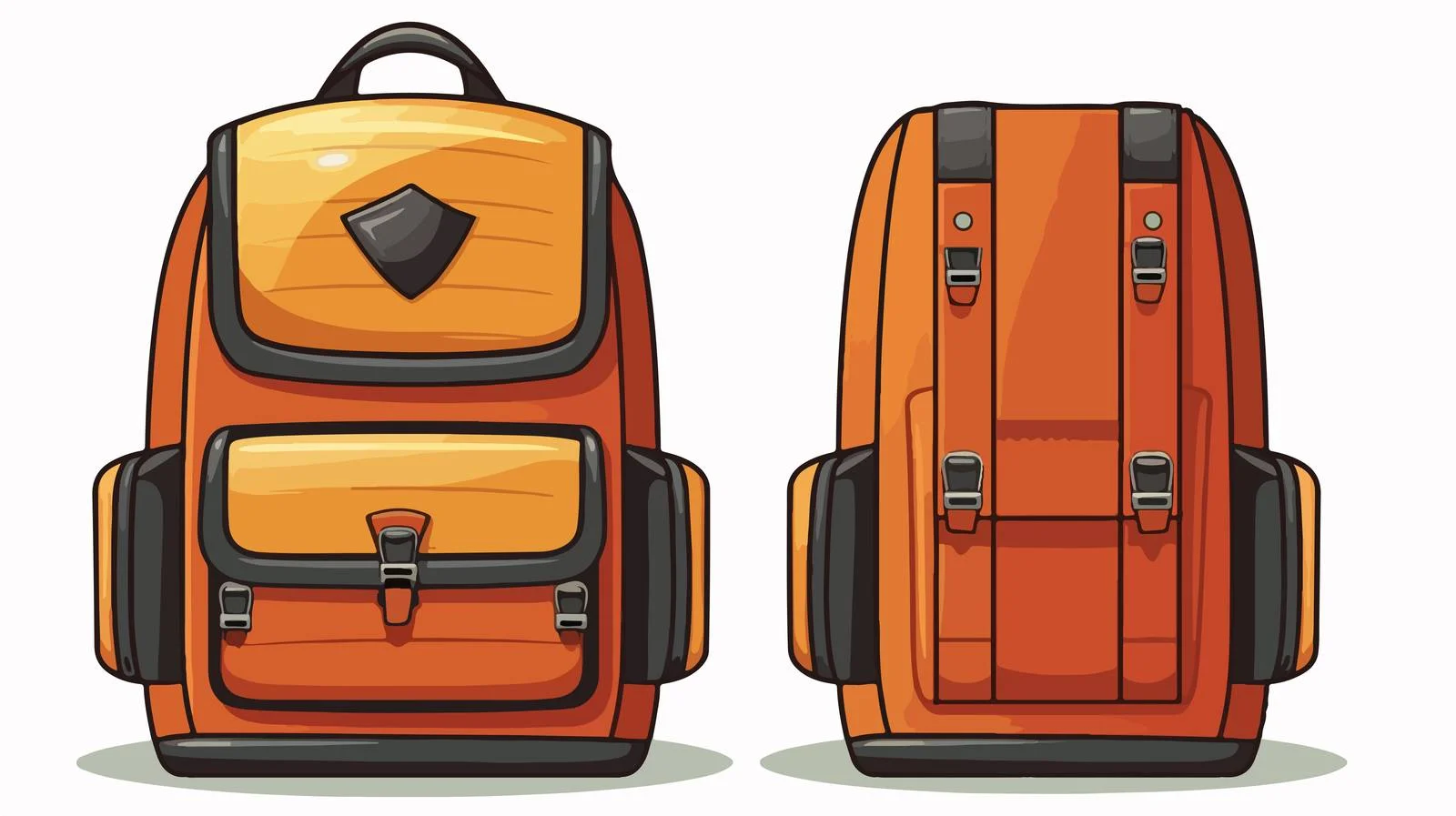 Quality School Backpack Design — free download from Dotvec