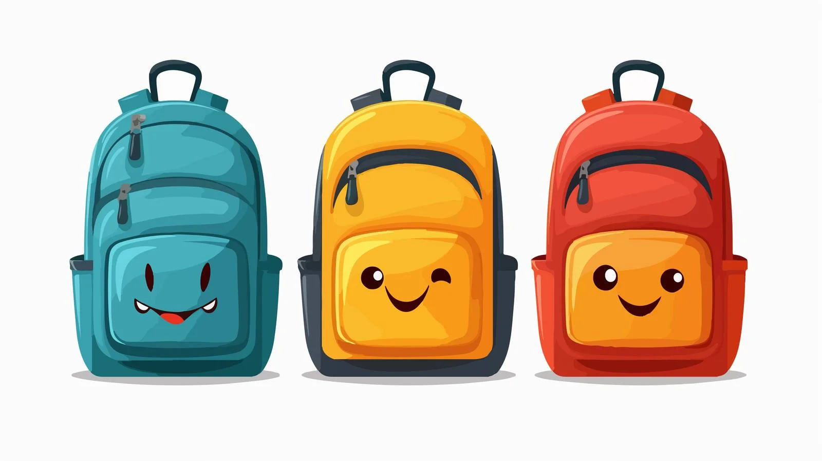 Premium School Backpack in Vibrant Colors — free download from Dotvec