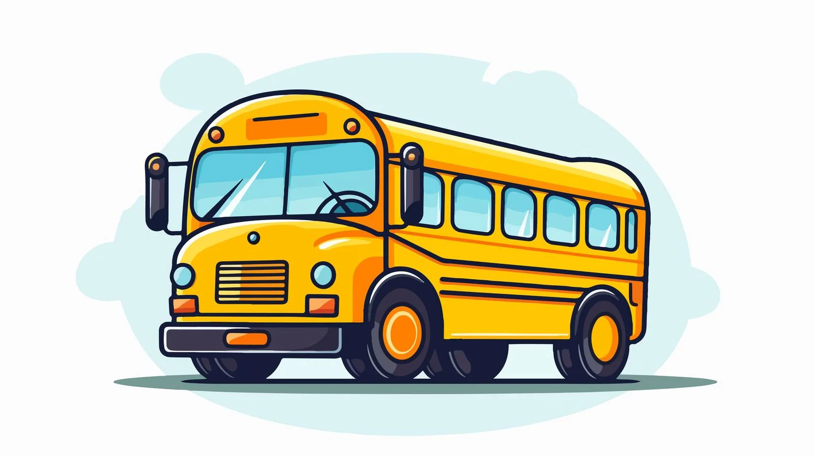 School Bus Icon Symbol Vector Cartoon — free download from Dotvec