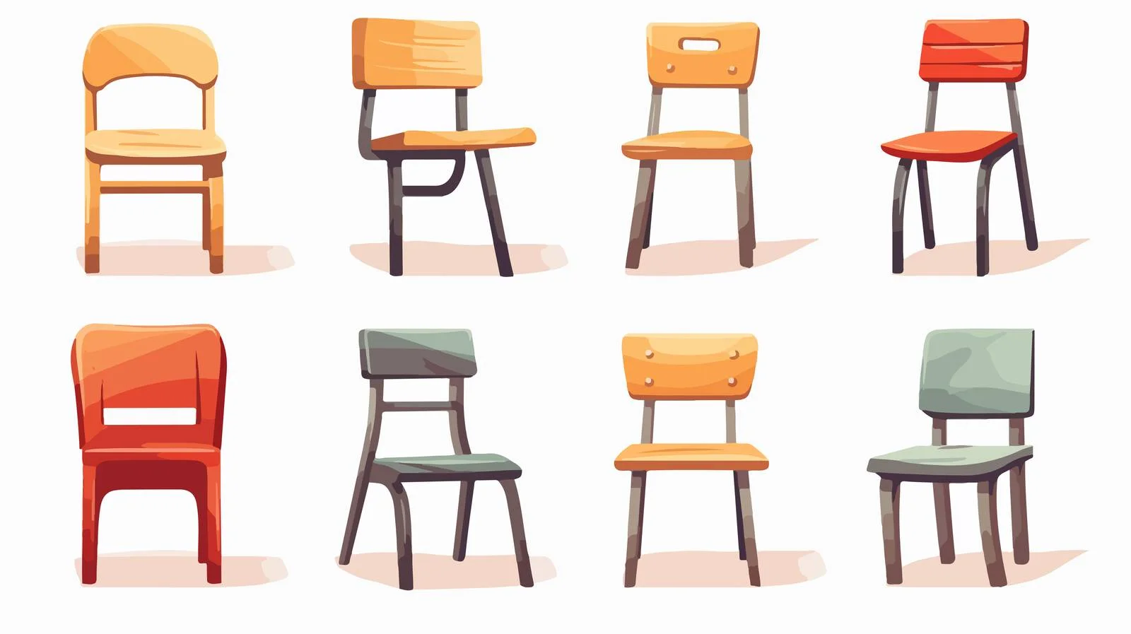 Premium School Chair Design — free download from Dotvec