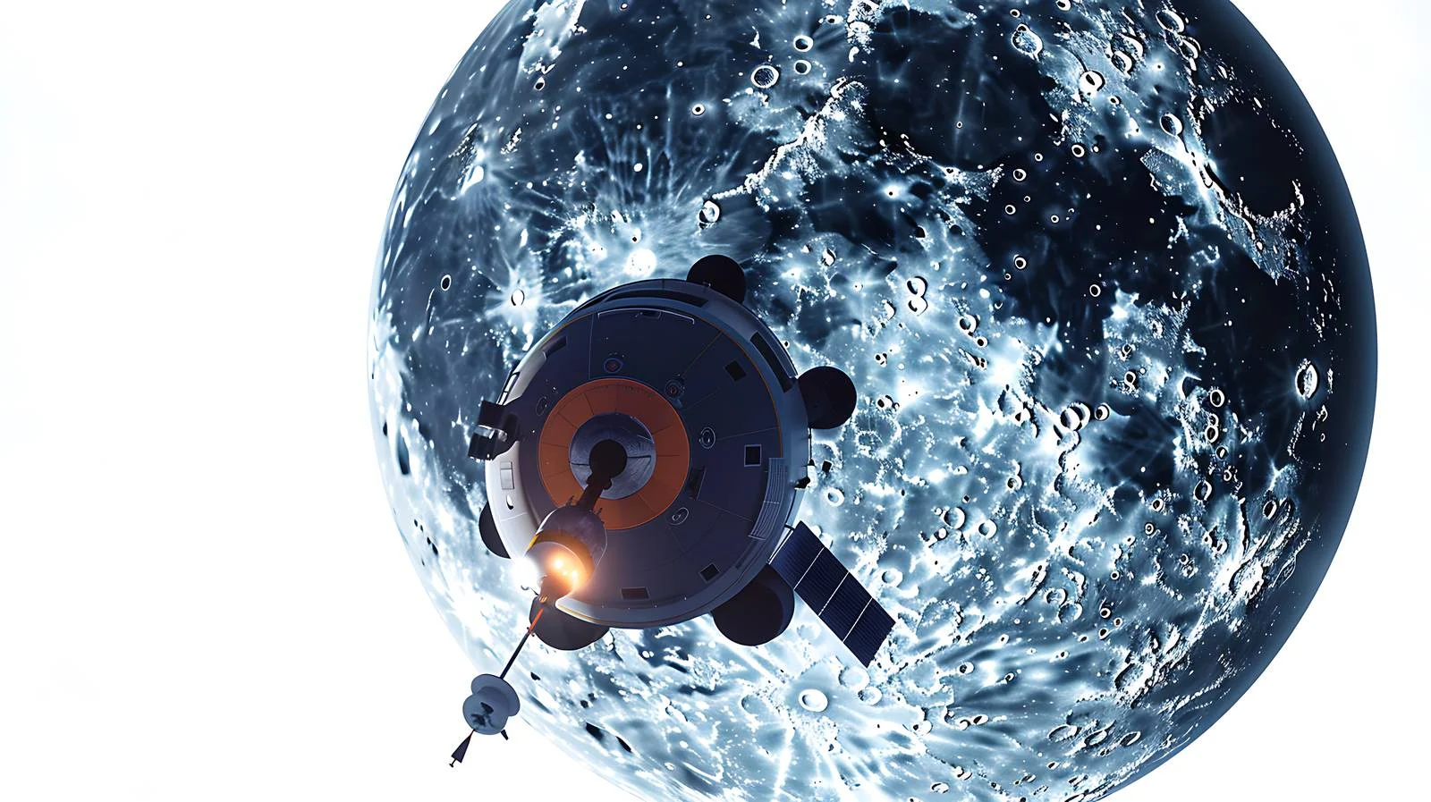 Space Exploration Scene with Orion Spacecraft — free download from Dotvec
