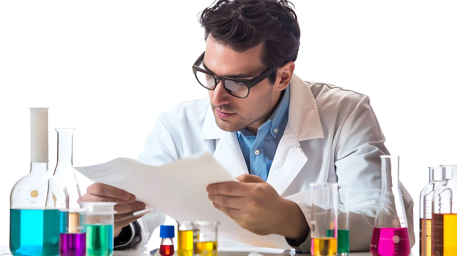 Scientist Document Review in Laboratory Setting — free download from Dotvec