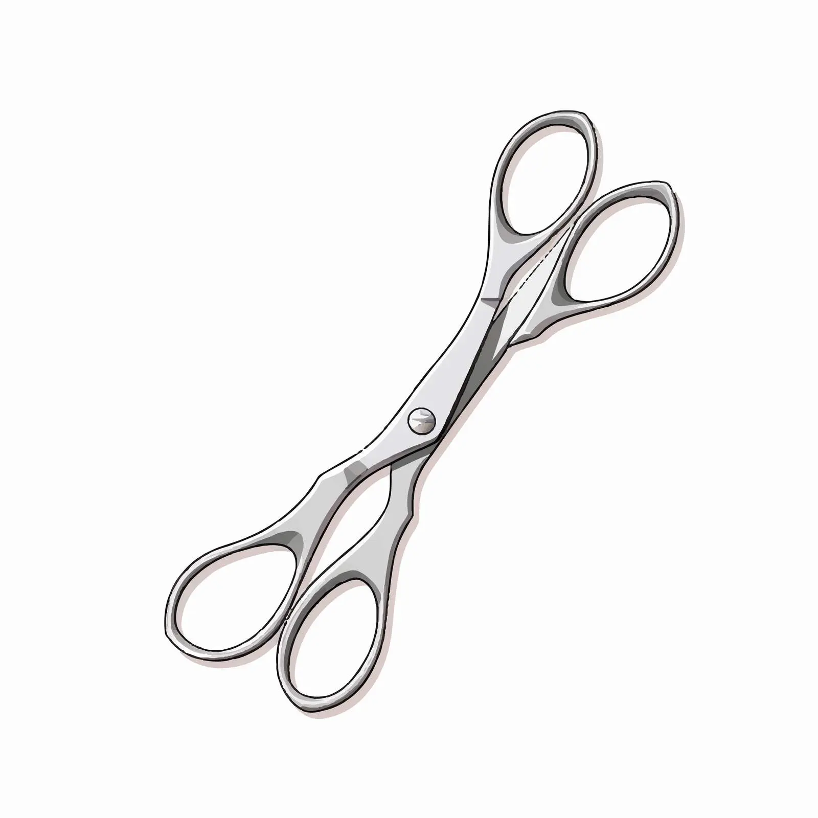 Scissor Vector Illustration on White Background — free download from Dotvec