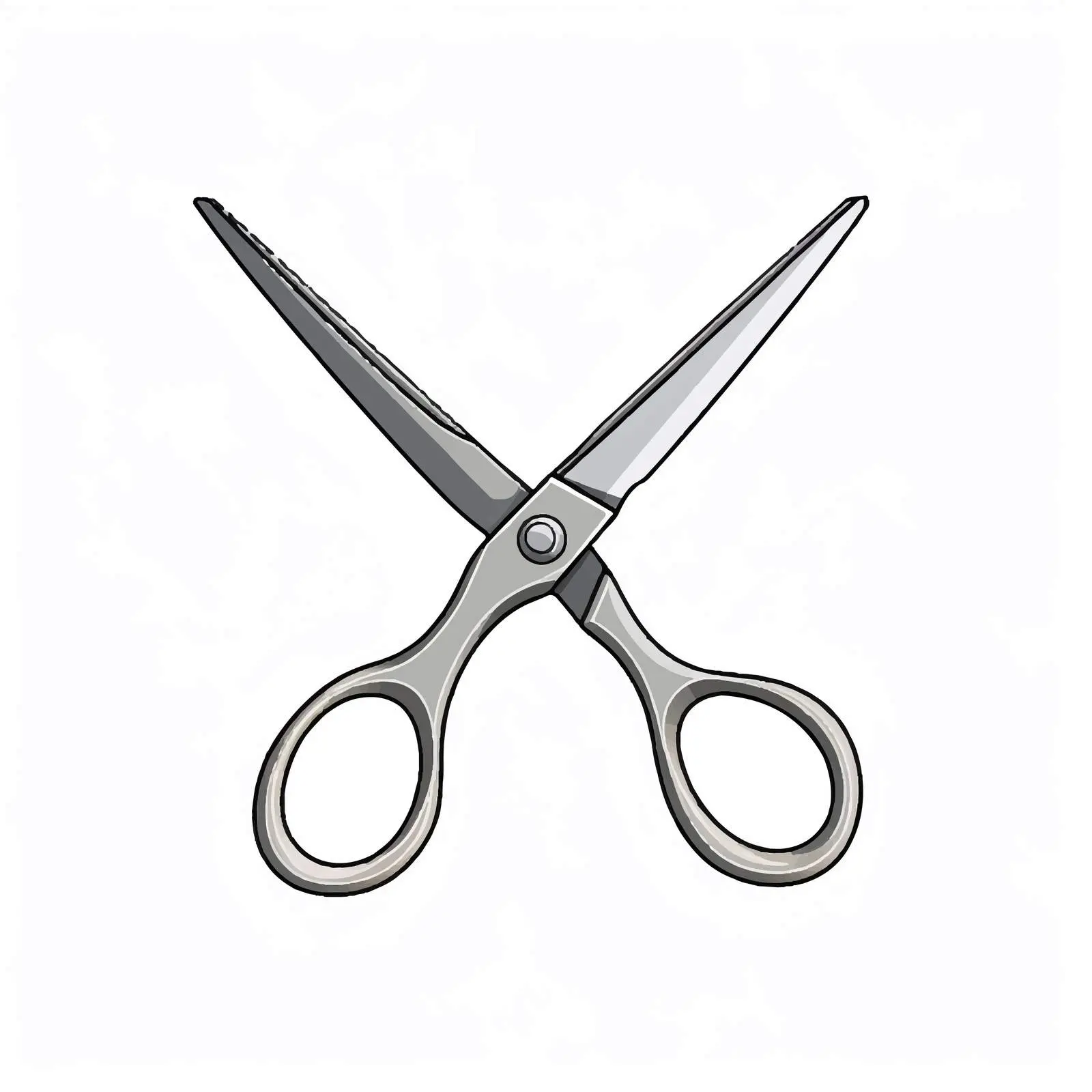 Scissor Vector Illustration on White Background — free download from Dotvec
