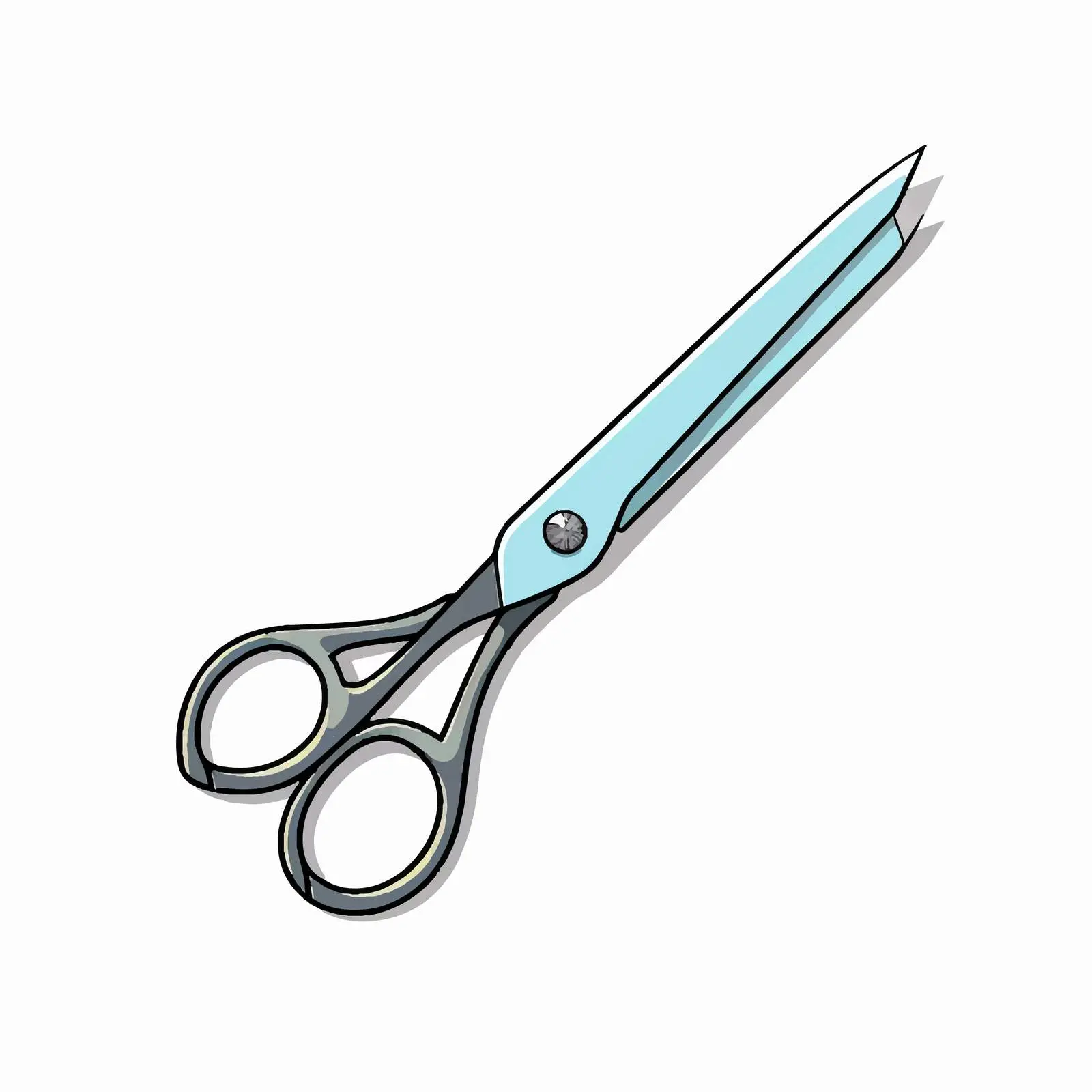 Isolated Vector Illustration of Scissors — free download from Dotvec