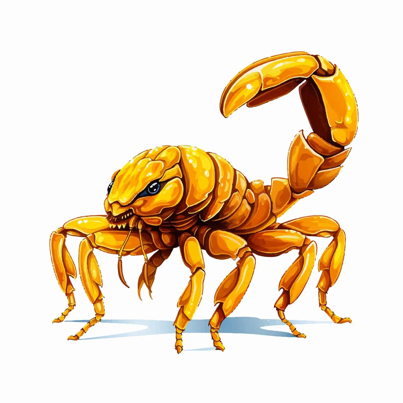 Cartoon Scorpion Vector Illustration Isolated — free download from Dotvec