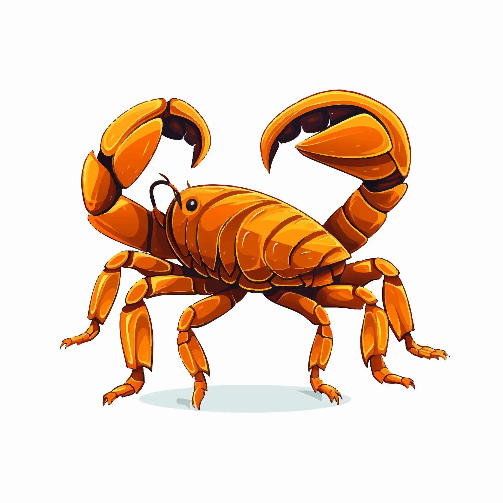Cartoon Scorpion Vector Illustration Isolated — free download from Dotvec